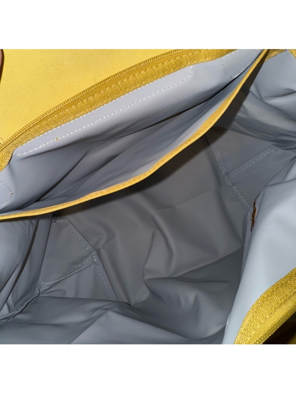 Longchamp Mustard Yellow Leather Shoulder Bag - Picture 7 of 7